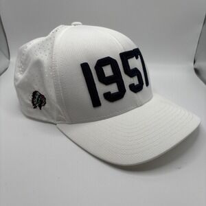 G/Fore White‎ Snapback Hat Tequesta Country Club 1957 Size OSFM EUC